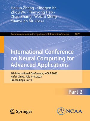 cover image of International Conference on Neural Computing for Advanced Applications